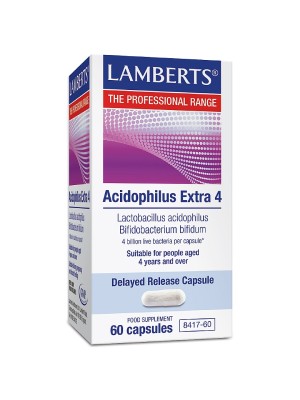 Acidophilus Extra 4 (Lamberts), 60 Capsules