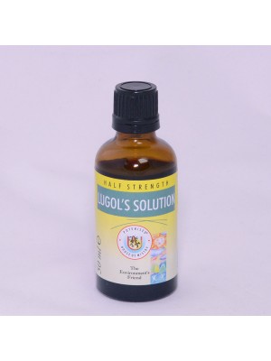 Lugol’s Solution, Half Strength, 50ml dropper bottle