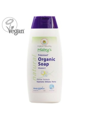 Natural Organic Liquid Soap with Vitamin E, 200ml