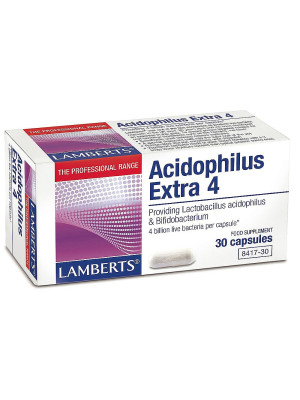 Acidophilus Extra 4 (Lamberts), 30 Capsules