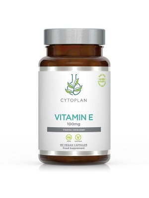 Vitamin E, 100mg (Cytoplan), 60 Capsules