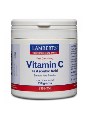 Vitamin C Powder (Ascorbic Acid), (Lamberts) 250g