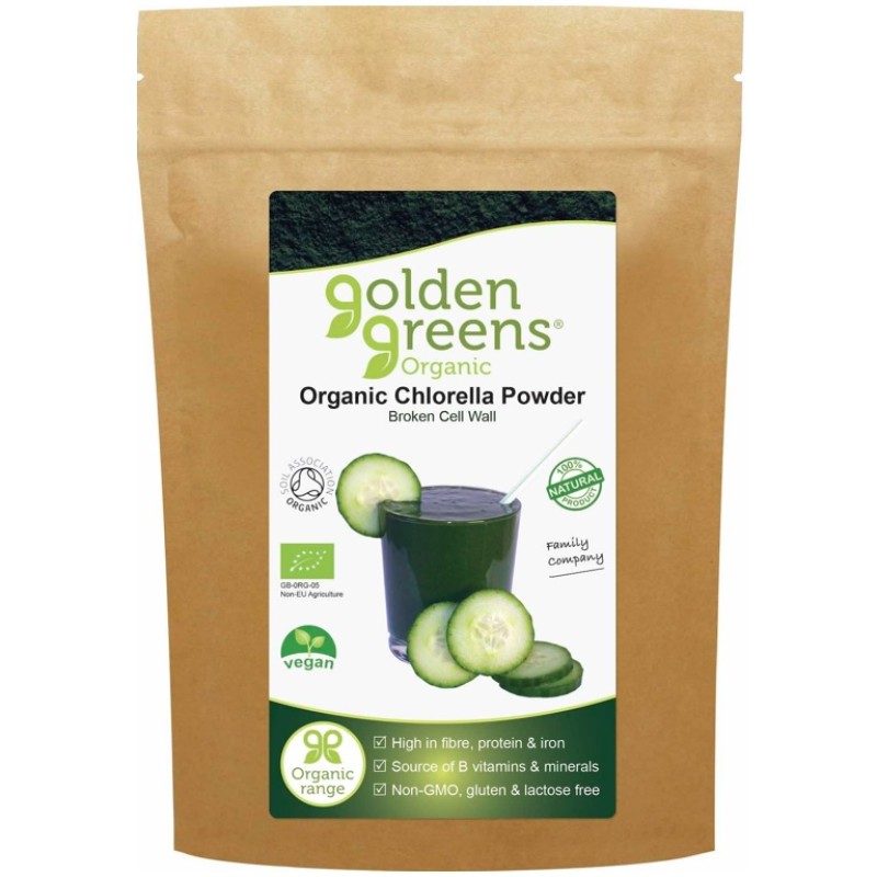 Golden Greens Organic Chlorella Powder 200g