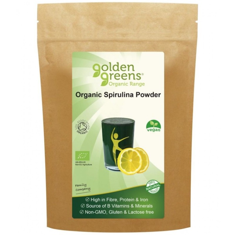 Golden Greens Organic Spirulina Powder 200g
